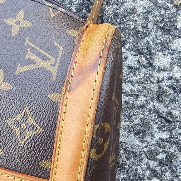 Louis Vuitton Monogram Canvas Brown Tote Shoulder Bag - Picture 9 of 13